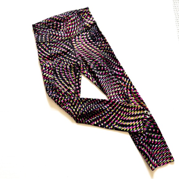 Lululemon SeaWheeze Fast and Free High-Rise Crop 23" | Raspberry Multi
Size 4 - Picture 1 of 14